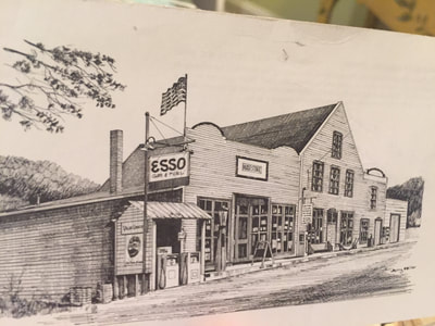 Postcard from Mast General Store, Valley Crusis, NC.