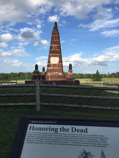 Personal photograph from visit to Bull Run Battlefield Historic Site.  Manassas, VA.